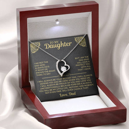 You will always be my little girl - Necklace for Daughter from Dad