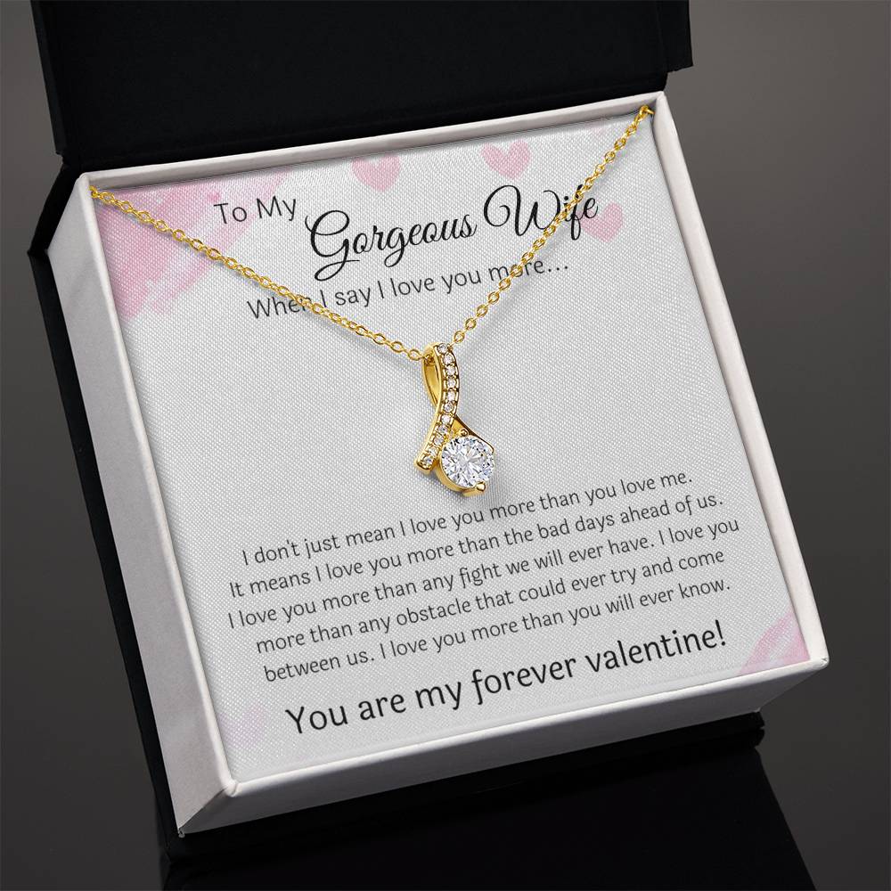 I Love You The Most - Necklace For Wife