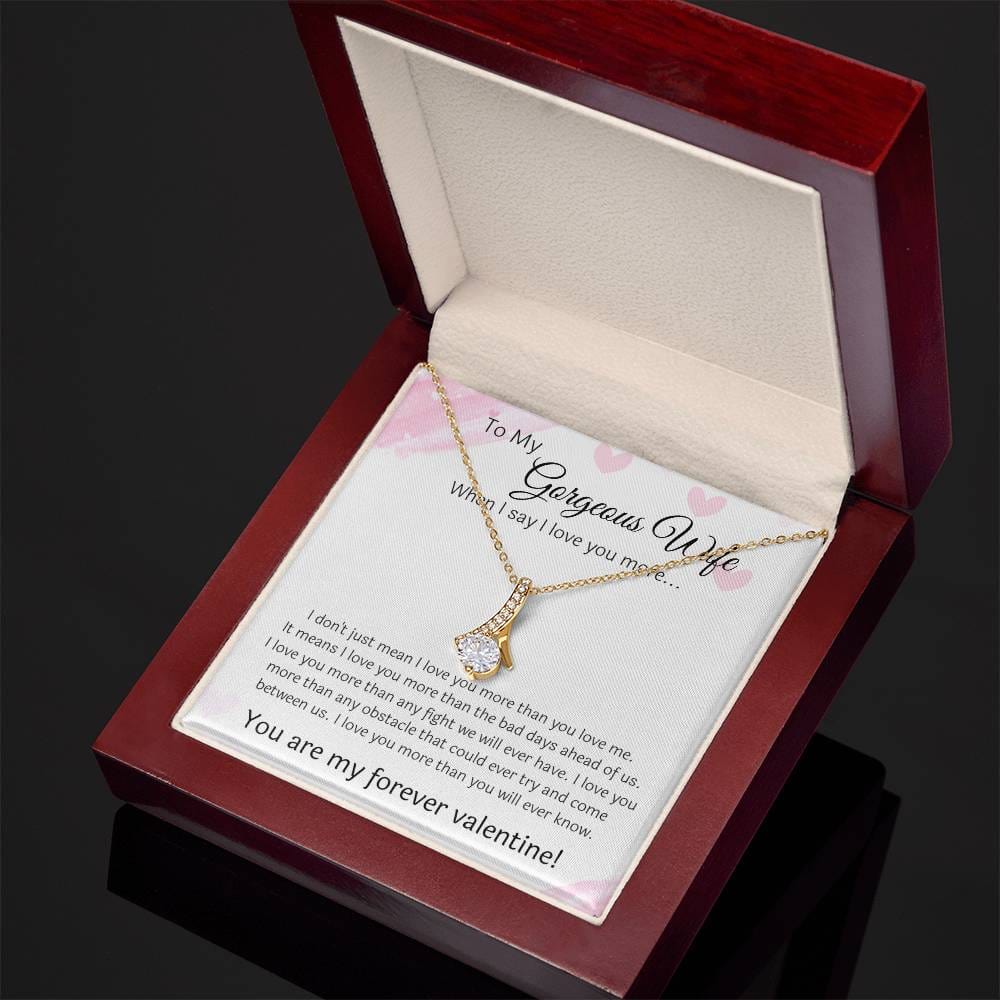 I Love You The Most - Necklace For Wife